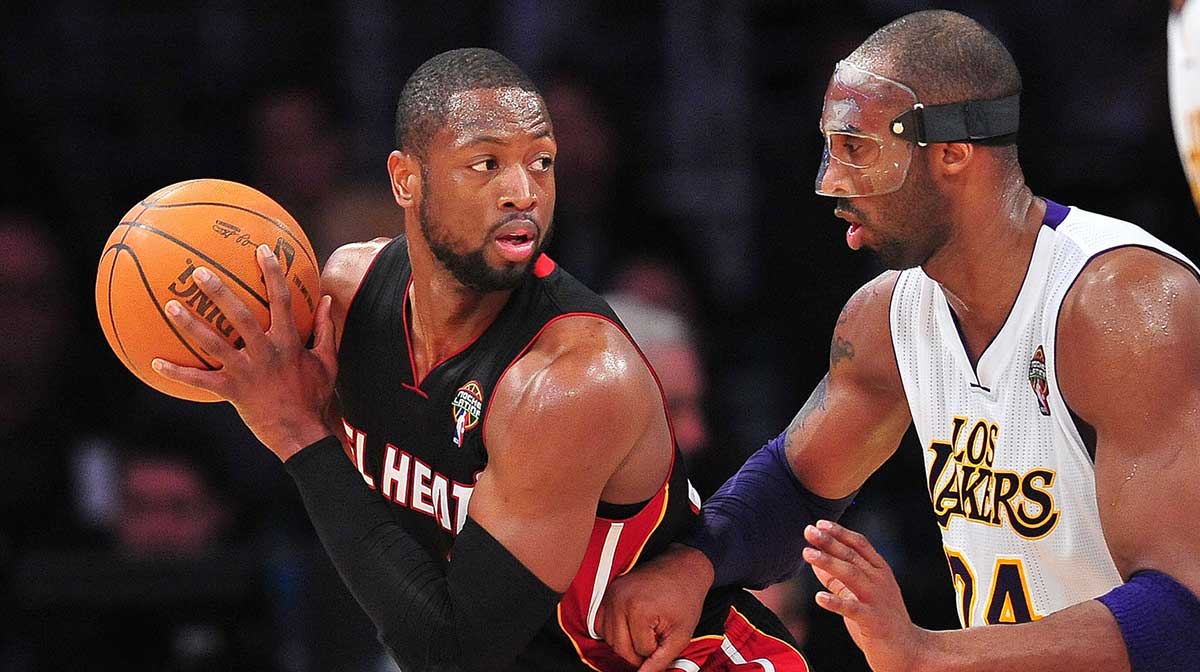 韦德vs科比:谁才是2000年代NBA最强双能卫?生涯数据全裁决